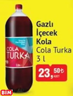 COLA TURKA   GAZLI İÇECEK KOLA
